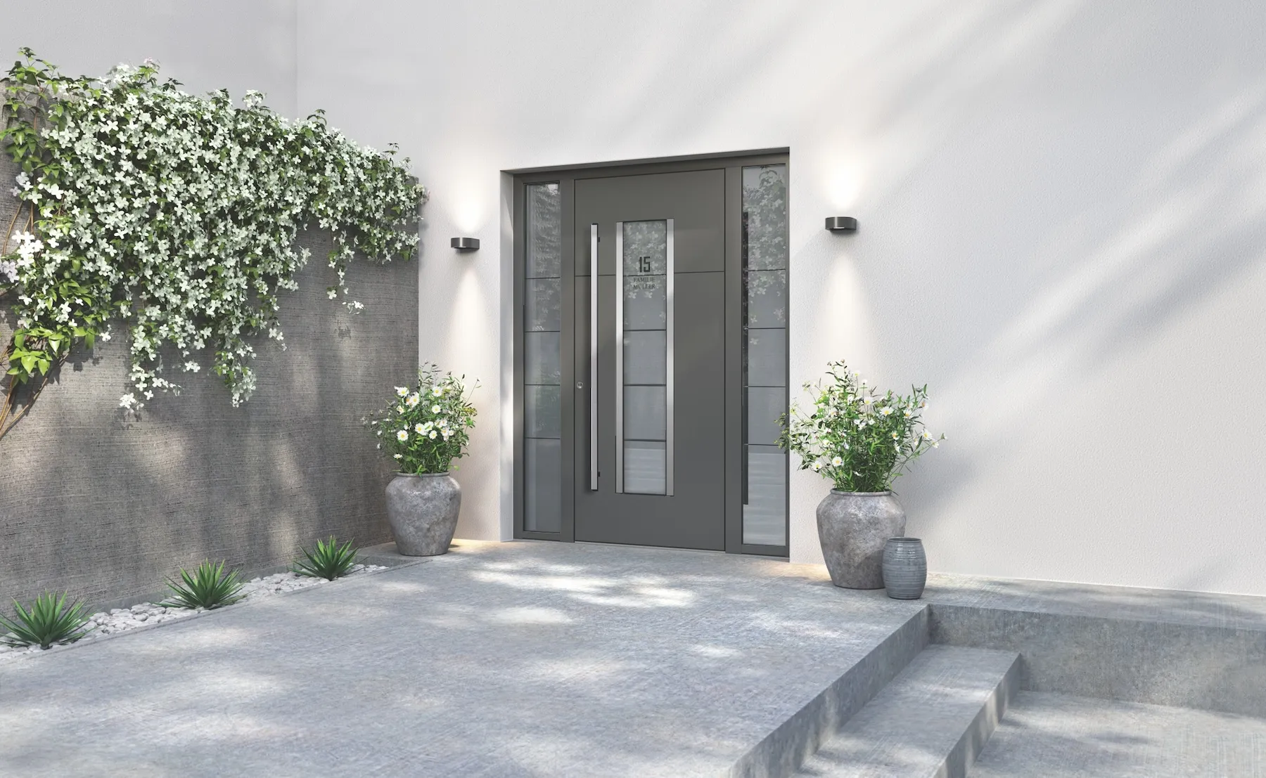 Inotherm Haustüren Graue Hasstür