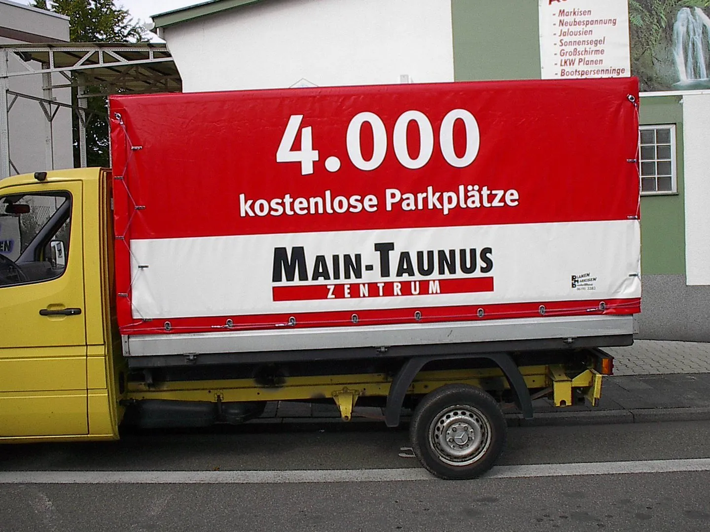 Beschriftungen LKW Plane mit Digitaldruck